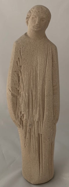 No. 5 Sculpture “Woman Expressing her Sadness” Stone Art