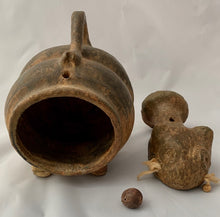 No. 3 Artifact “Night Creature” Prehistoric Pottery Hand Made Art