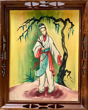 #17 Asian Art "Picking Flowers" Painting by Ling