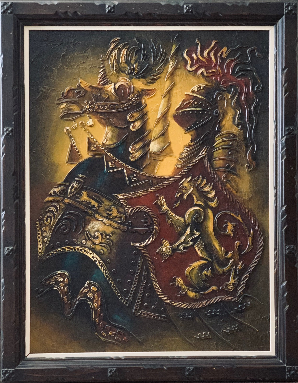 Elegant & Rustic - Painting of a Valiant Night Warrior