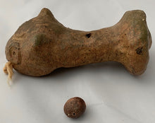 No. 3 Artifact “Night Creature” Prehistoric Pottery Hand Made Art