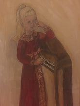Artist: Shannon "Portrait of Young Girl Reclining and Playing the Piano"