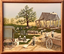 H. Hargrove “Colonists Development” This stunning painting depicts the pioneers new beginnings.