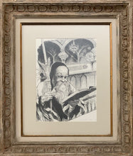 Succoth- The Feast of Booths. Emanuel Schary pencil signed lithograph.
