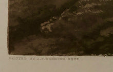 John Frederic Herring Sen Fox Hunting Scenes Engraved by J. Harris.