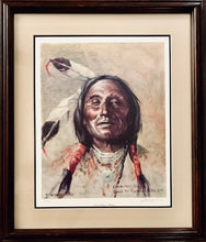 Olaf Wieghorst - Sioux Chief Hump Limited Edition Lithograph.