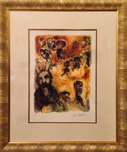 Marc Chagall "Exodus - Moses Sees the Suffering of his People" Signed Lithograph